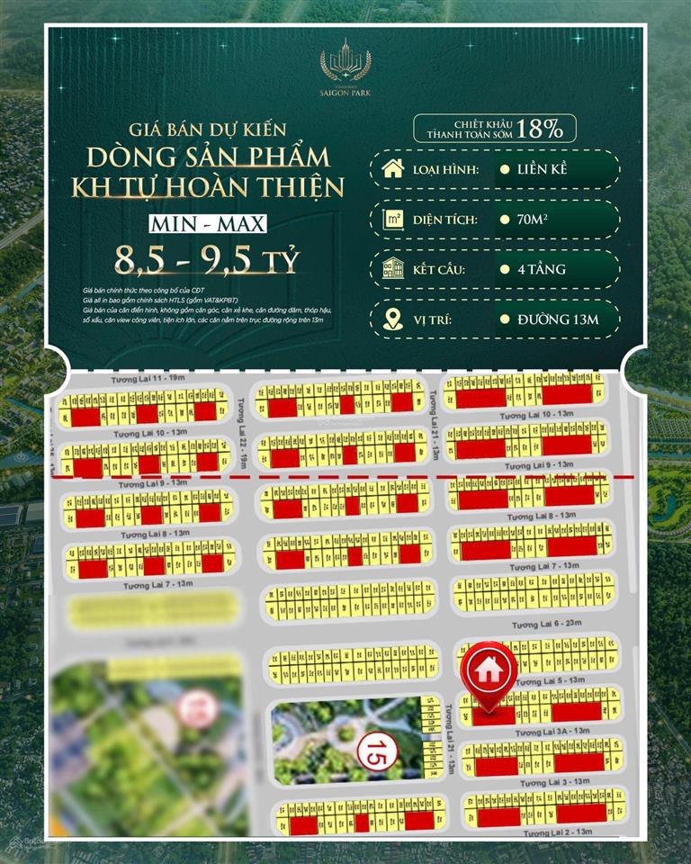 Hot chính thức công bố giá bán dự kiến chi tiết giỏ hàng mở màn dự án vinhomes saigon park