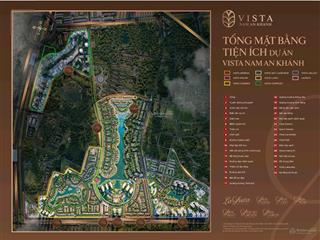 Mở bán hơn 200 căn biệt thự  liền kề vista nam an khánhđón đầu hạ tầng đẳng cấp  0902 866 ***