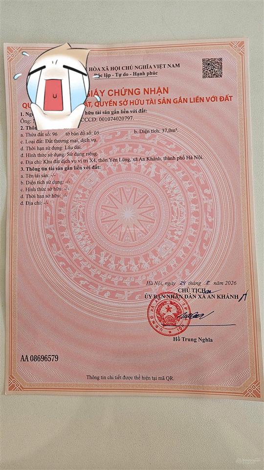 Bán 37m2 lô góc đất dịch vụ yên lũng  ngay đại lộ thăng long  ga metro