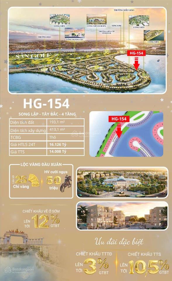 Hơn 14 tỷ/căn song lập vin vũ yên 193m2
