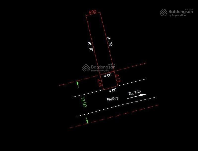 Bán nhanh lô đất hiếm, được xây 5 tầng, bao gpxd. tl giá tốt