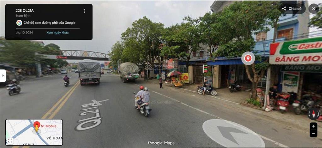 Bán 80m2 đất kinh doanh mặt đường 21 giá ngộp ngân hàng