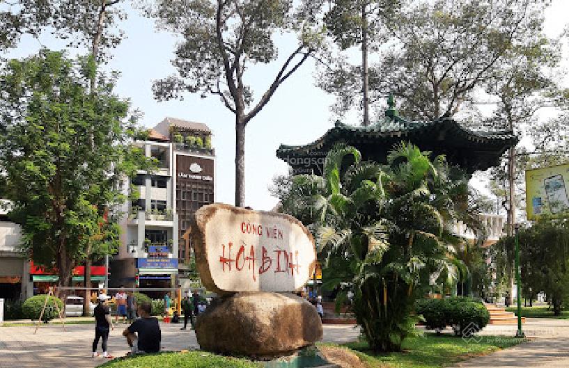 Nhà mặt tiền khu nhà hàng chay, kế công viên hòa bình, 4.25x21m, 4 tầng, giá 26 tỷ tl chính chủ