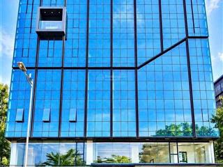 Toà building mặt phố hồng tiến 485m2 x 10 tầng 2 hầm, mặt tiền gần 20m, cho thuê 600tr/tháng.