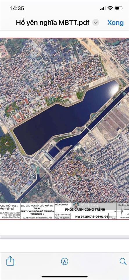 Cần bán 60m2 đất đấu giá x2 la tinh, dãy view hồ điều hòa.  0961 628 ***