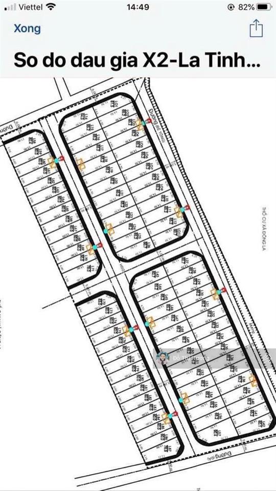 Nhỉnh 8 tỷ có ngay 65,2m đất đấu giá x2 la tinh, view hồ, gần vành đai 4.  0961 628 ***