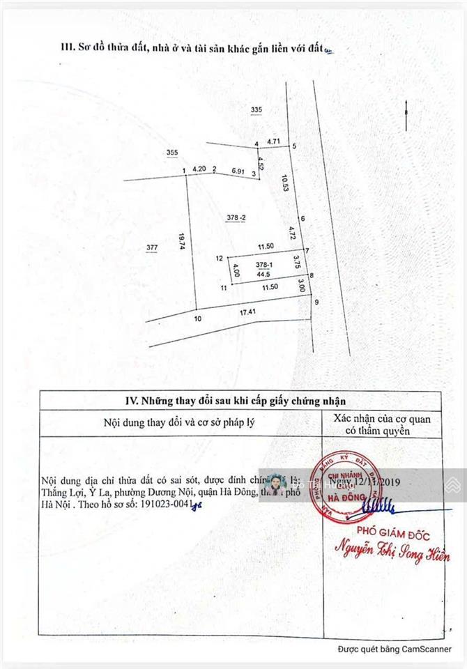 Bán nhà 3 tầng, dt 45m2 thổ cư dương nội, đường oto, giá 7.5 tỷ,  0961 628 ***