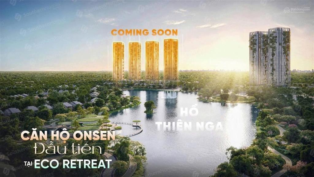Ecopark ra mắt căn hộ onsen đầu tiên tại eco retreat. 3pn view hồ thiên nga trực diện  8,5tỷ 130m2