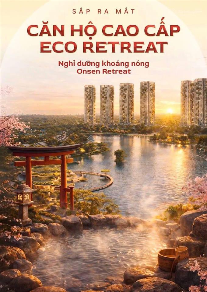 Ecopark ra mắt căn hộ onsen đầu tiên tại eco retreat. 3pn view hồ thiên nga trực diện  8,5tỷ 130m2