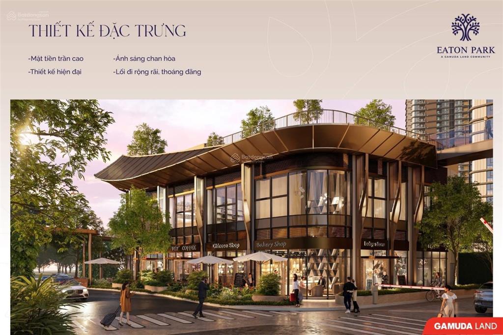 Eaton park  em cần bán căn shophouse giá hời nhất giỏ hàng. vị trí trục chính kết nối vào dự án