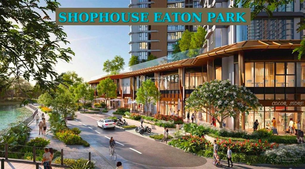 Bán shophouse căn góc  trục view chính diện công viên bờ sông, giá gốc ký hđ trực tiếp gamuda.