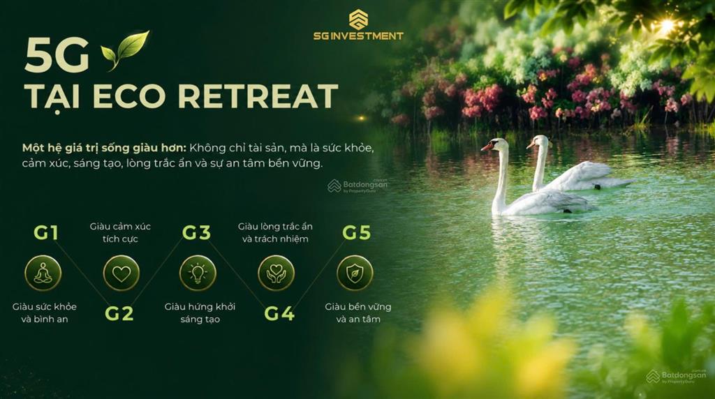 Bán căn hộ khu forest onsen (eco retreat) căn 2pn 2wc  tầng cao. view sông bến lức & hồ thiên nga
