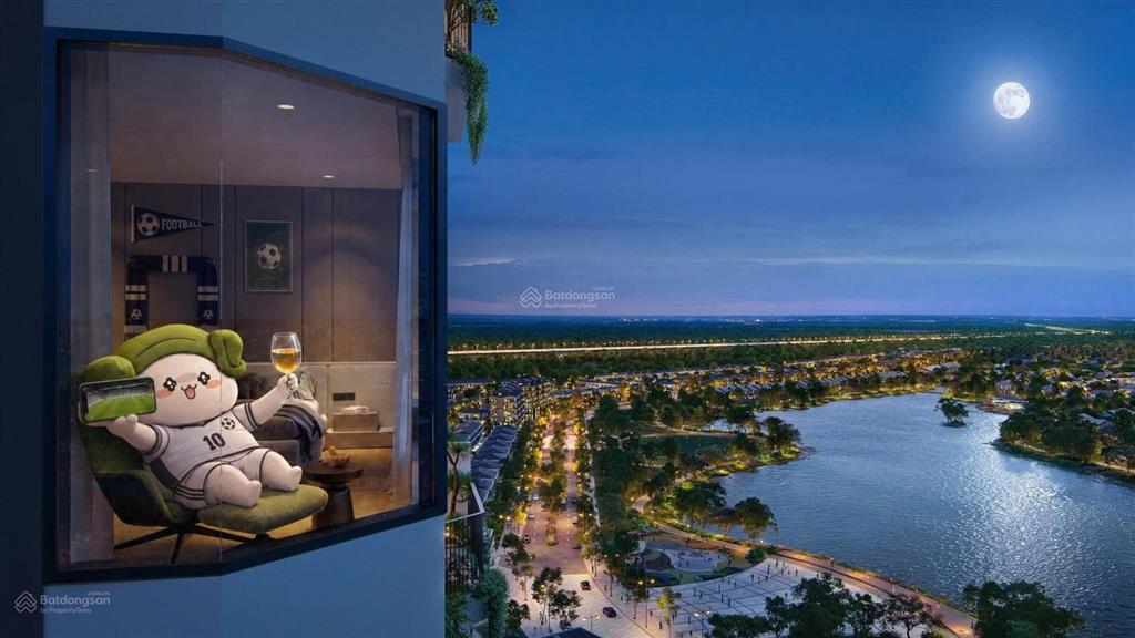 Bán căn hộ khu forest onsen (eco retreat) căn 2pn 2wc  tầng cao. view sông bến lức & hồ thiên nga