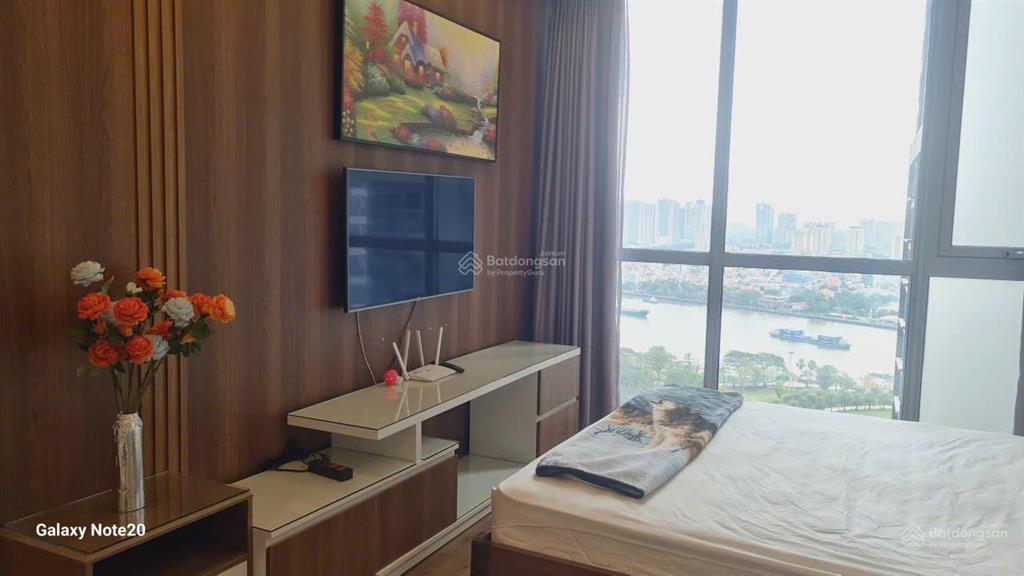 Cho thuê nhanh 2pn vinhomes central park, view trực diện sông, full nội thất mới đẹp