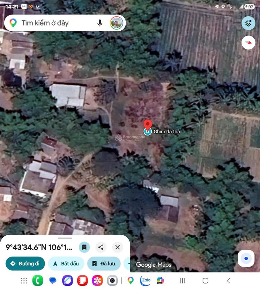 Bán 540m đất thổ cư trà vinh tân hiệp giá 300 triệu (bán đúng giá)