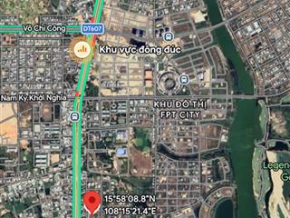 Bán lô đất 123m2 cạnh fpt và trần đại nghĩa