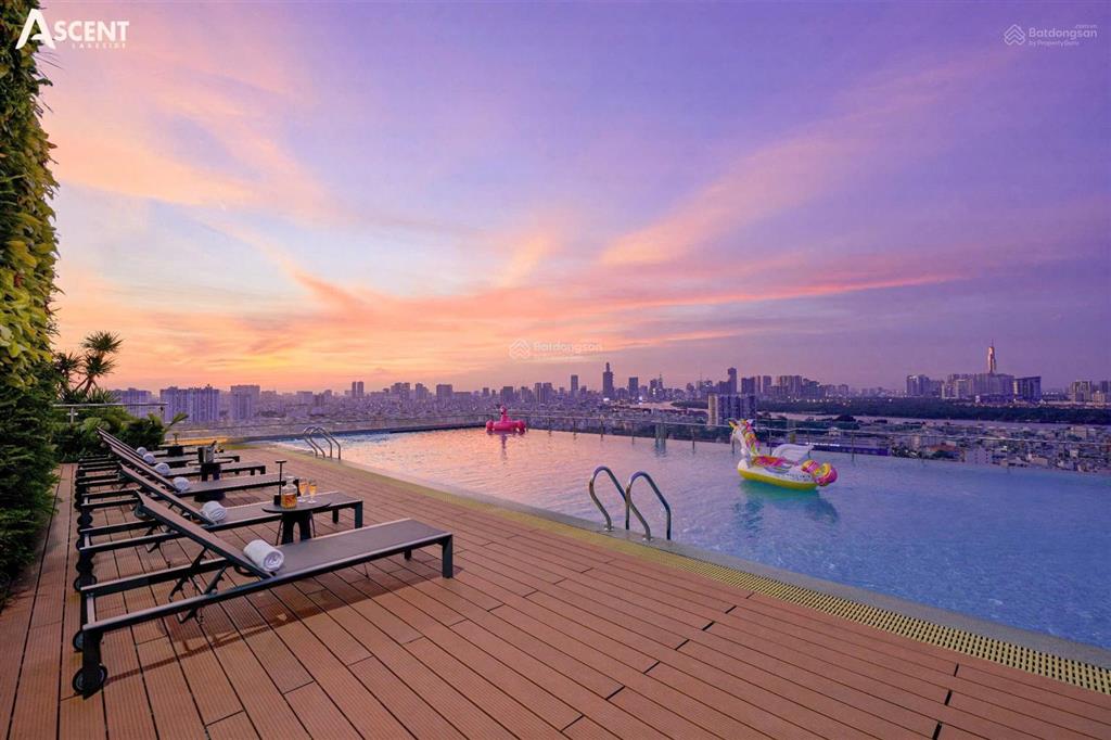 Giá tốt cho thuê 2pn ascent lakeside  93m2  tầng trung  nội thất cơ bản