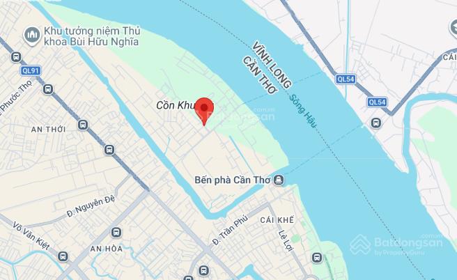 Bán đất 2 mặt tiền phạm công trứ, thích hợp xây biệt phủ tại khu biệt thự cồn khương sông hậu