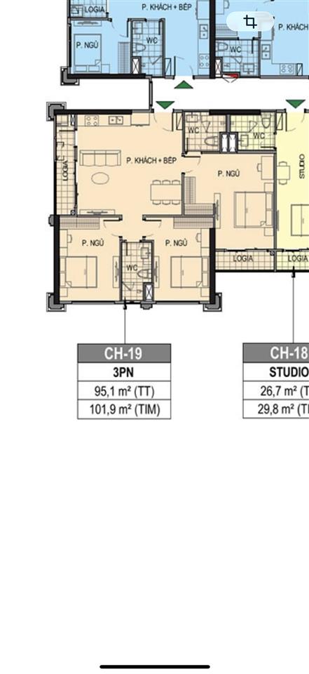 Bán 3 phòng ngủ paris giá hời thị trường 95.1m2 từ 5.89tỷ thu về view tp hà nội,  0911 269 ***