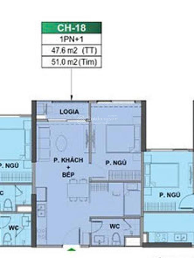 Bán ld2xx18 1pn + tầng trung hướng đông bắc giá chỉ 3.3 tỷ