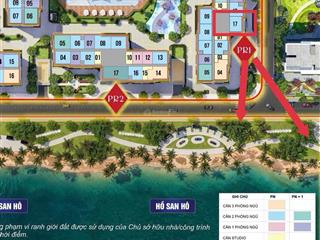 Bán 2pn góc rẻ nhất paris pr1xx17 view hồ san hô, giá chỉ 4,65 tỷ