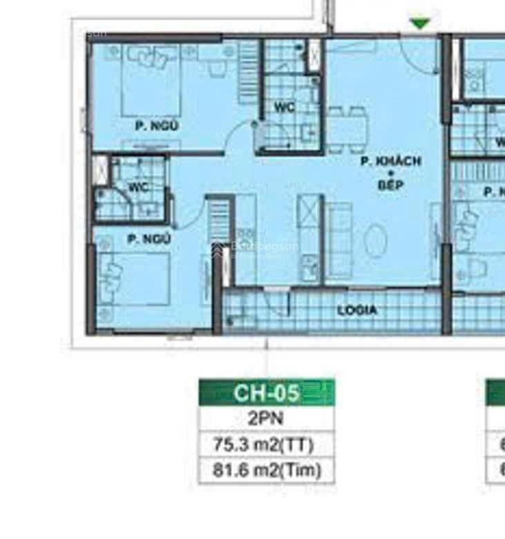 Cắt lỗ 2n góc be3xx05 tầng trung view công viên giá chỉ từ 4.77 tỷ
