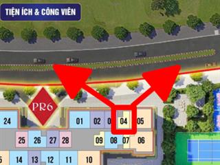 Bán pr6xx04  studio to hướng đông bắc tầng trung view nhìn công viên thể thao giá rẻ
