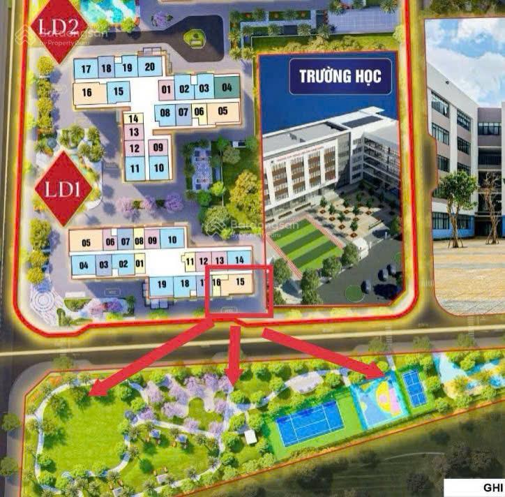 Bán 3n ld1xx15 81,6m2 view công viên thể thao lô góc giá chỉ từ 5,0x tỷ