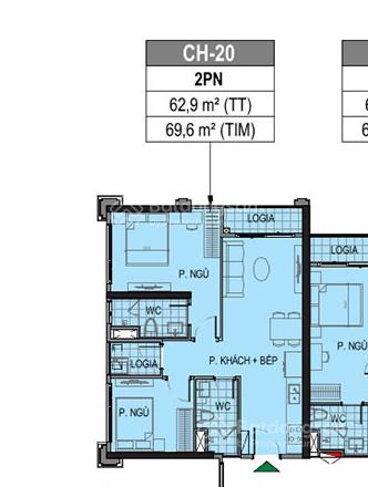 Bán pr6xx20 2pn lô góc tầng trung view công viên giá chỉ từ 4.2x tỷ