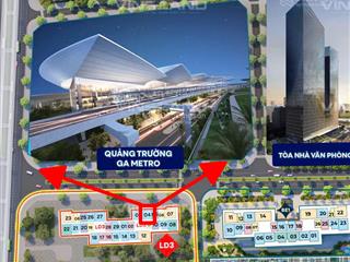 Bán căn 2n ld3xx04 57.1m² giá cực rẻ chỉ 3.6x tỷ view quảng trường ga metro