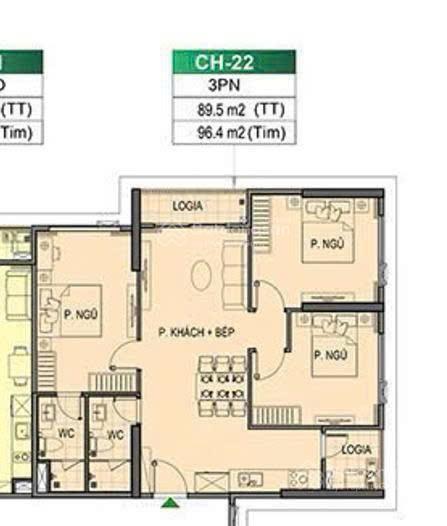 Siêu phẩm be1xx22 3n hướng đbđn view bể bơi nước mặn cực đẹp mà giá chỉ có 5,83 tỷ