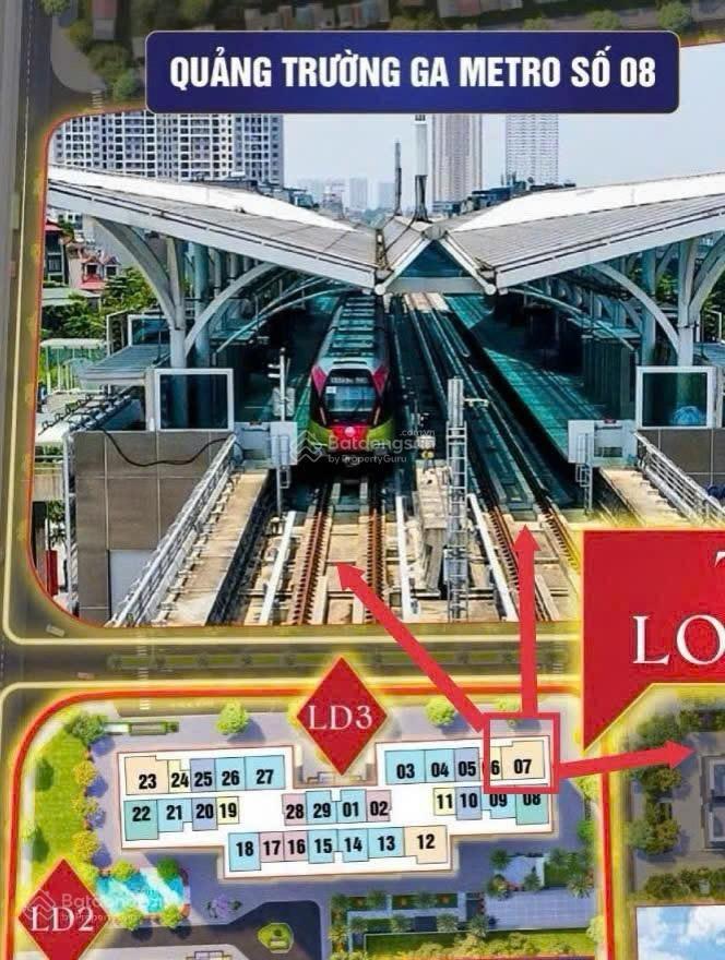 Bán 3 ngủ đông nam 90.7m view ga metro giá chỉ 6.1 tỷ  0911 269 ***