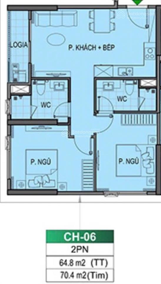 Bán 2 phòng ngủ góc beverly 64,8m2 tầng trung giá chỉ từ 4,09 tỷ thu về.  0911 269 ***