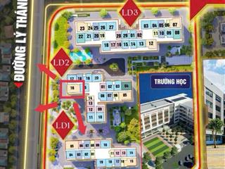 Bán ld2xx16 3pn tầng trung 98m2, tb  tn giá chỉ từ 6.2x tỷ