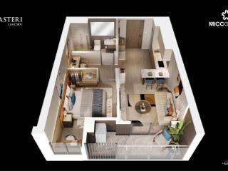 Bán giảm 130tr với hđmd căn 1pn+1 masterise lakeside 46,1m giá chỉ 3,18tỷ thu về