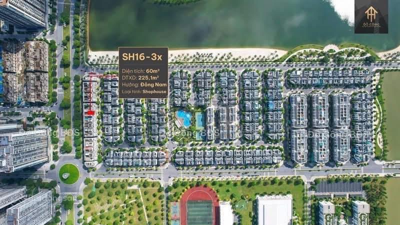Bán liền kề san hô đông nam cạnh hồ ngọc trai, vị trí trung tâm giá chỉ 15 tỷ