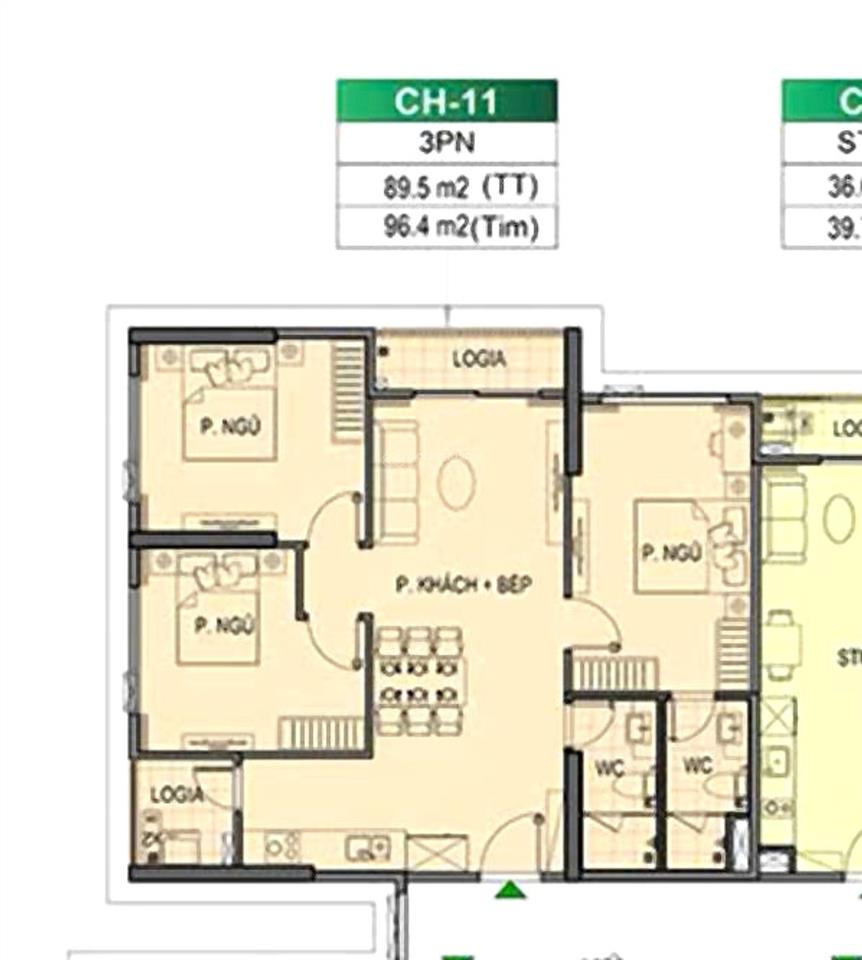 Bán gấp 3n be1xx11 hướng đbtb view bể bơi nước mặn santa monica giá chỉ từ 5,4 tỷ