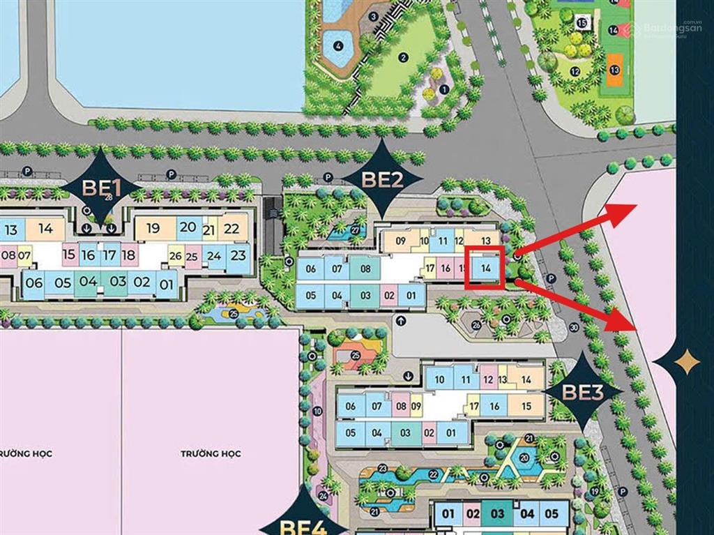 Siêu phẩm be2xx14 tầng trung hướng tnđn view thoáng nhìn công viên giá chỉ từ 3,5 tỷ