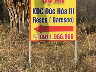 Chính chủ cần bán gấp đất nền dự án khu dân cư dresco