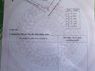 200m2 mt 10m nở hậu 10,63. view đồng. giá 3 tỷ, đường ô tô tránh nhau