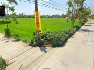 Lô góc cẩm kim 207m2 lô góc 2 mặt tiền 9m, trục chính kim bồng tây ô tô. view lúa chill. chỉ 3,x tỷ