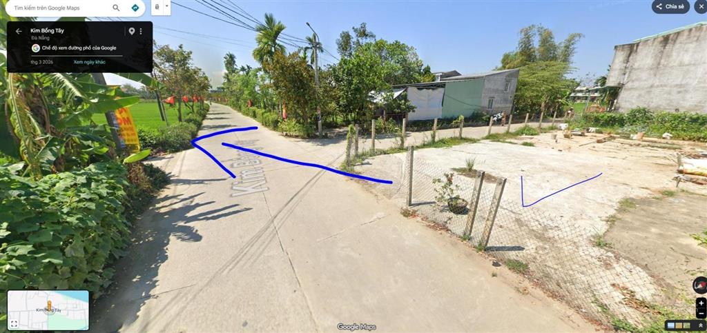 Dt 207m2 lô góc 2 mặt tiền 9m, trục chính kim bồng tây view lúa chill. giá 3,7 giảm còn 3,3 tỷ