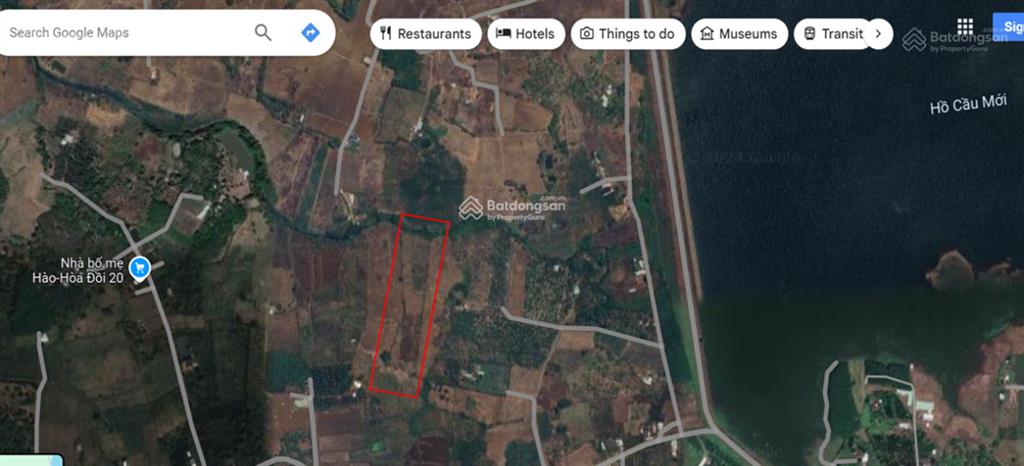 Bán 12000m2 đất (cln) có 300m2 ont hồ cầu mới cách sân bay long thành 8km, 1.2tr/m2