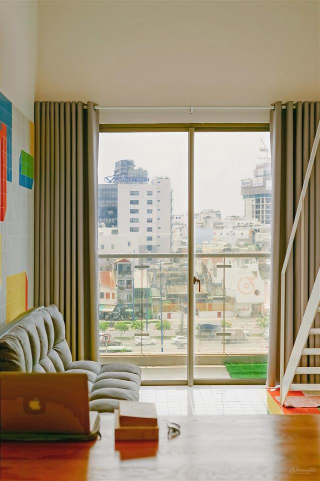 (chính chủ cho thuê) duplex 1pn1wc q4 48m2 lầu 6 view sông và q1