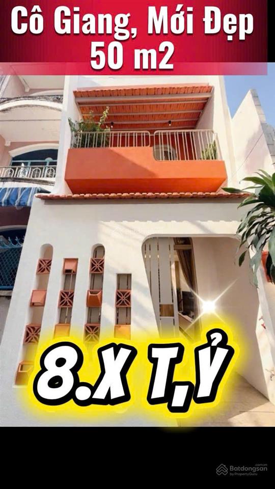 Bán nhà riêng giá siêu hời, 8,59 tỷ, 50m2 tại đường cô giang, phường 2, quận phú nhuận, hồ chí minh