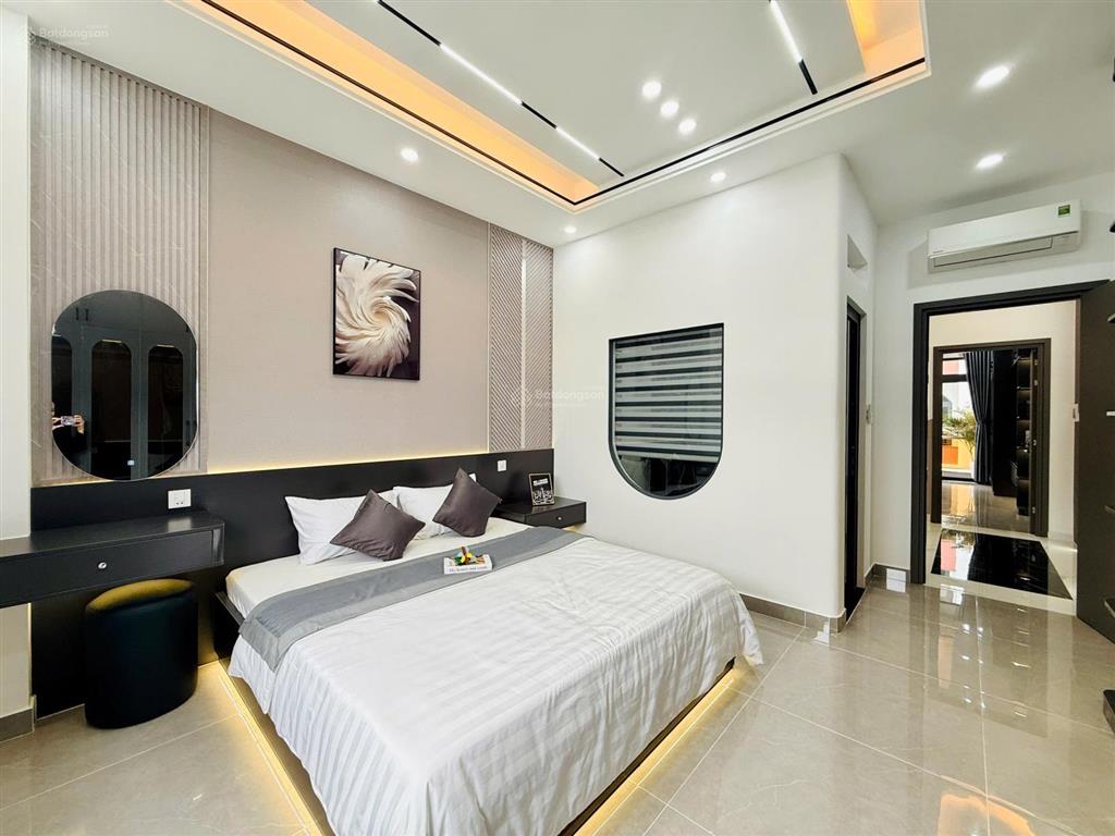 Bán nhà phố 4x16 xây mới 100%, hẻm nhựa 7m