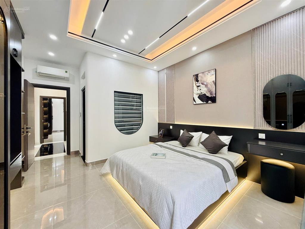 Bán nhà phố 4x16 xây mới 100%, hẻm nhựa 7m