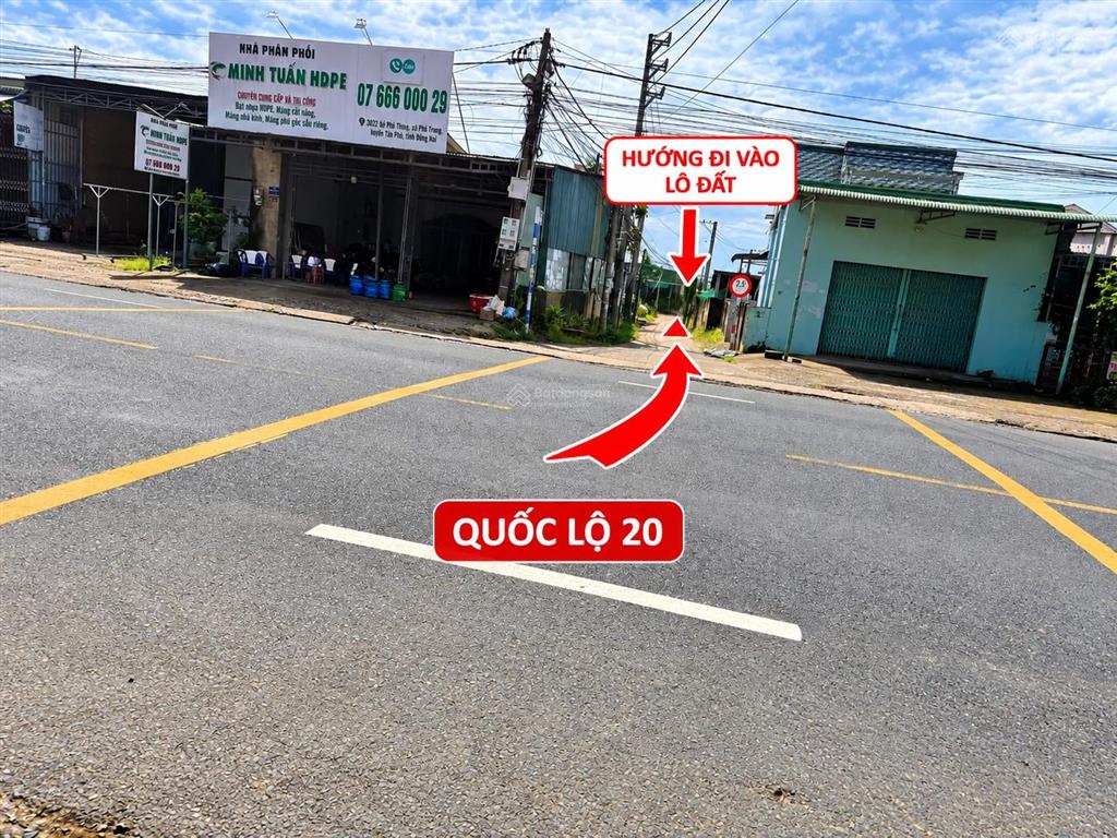 Bán đất tân phú đồng nai | 554,4m2 | 100m2 thổ cư | 2,1 tỷ