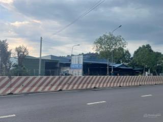 Bán đất mặt tiền đt744 có sẵn 300m² thổ cư và kho xưởng, sát bên chợ phú an, kinh doanh ngay