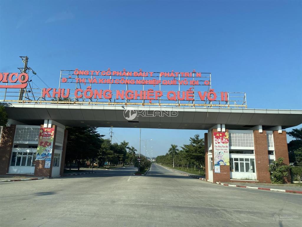 Bán kho, nhà xưởng tại khu công nghiệp quế võ, 3ha
